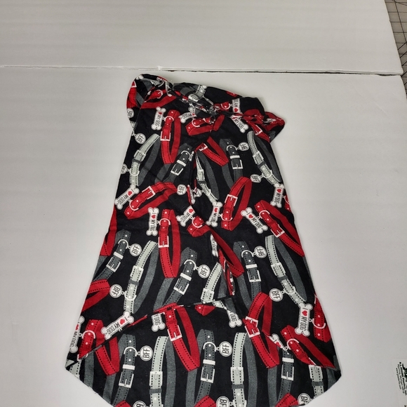 Homemade Medium Collar Pattern Dog Sweater - Picture 2 of 4